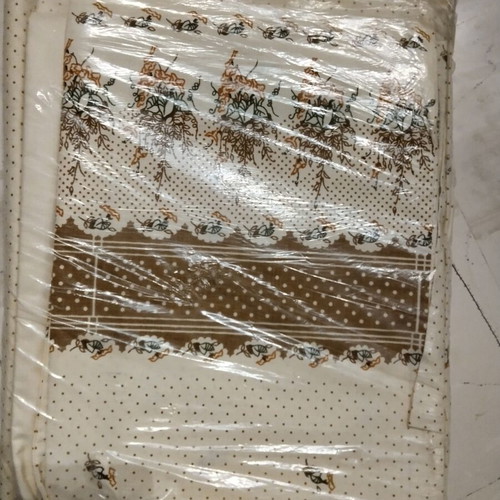 Vintage double bed sheet set 100% cotton, new