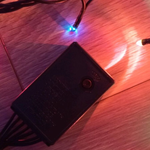 Christmas lights multicolored like new