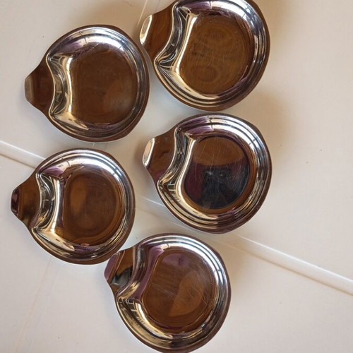 Vianox 18/8 Vintage Stainless Steel Serving Bowls Set of 5 like new