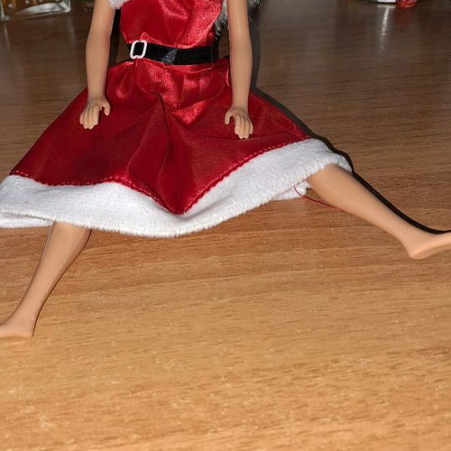 Simple doll with Santa outfit
