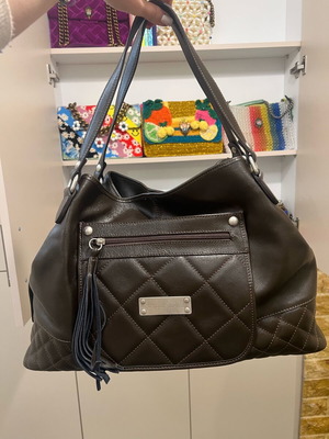 Apostolos Ioannou leather shoulder bag brown like new