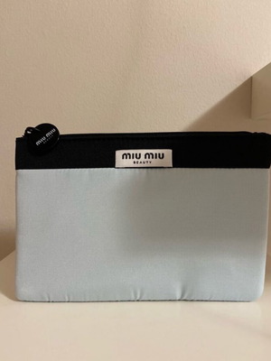 Miu Miu toiletry bag new, black and blue