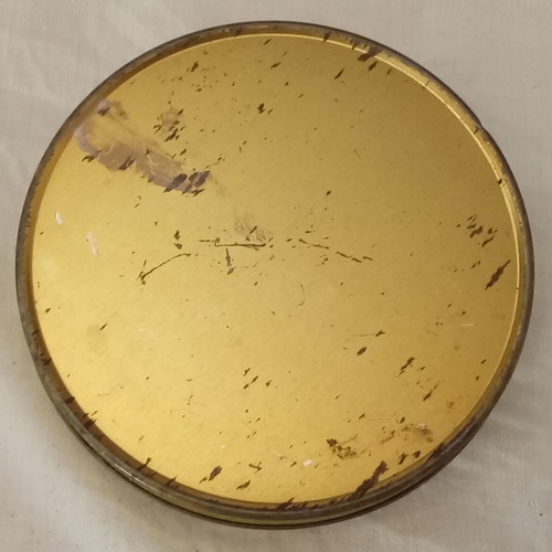 Empty collectible Osietra caviar tin used