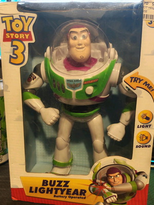 Φιγούρα Buzz Lightyear από Toy Story 3 μεταχειρισμένη, με μπαταρία