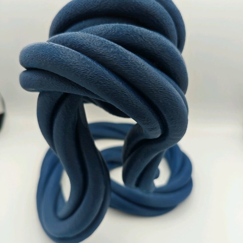 Modern wine holder new in dark silk blue
