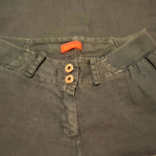 Linen pants like new, blue, size M 38 10