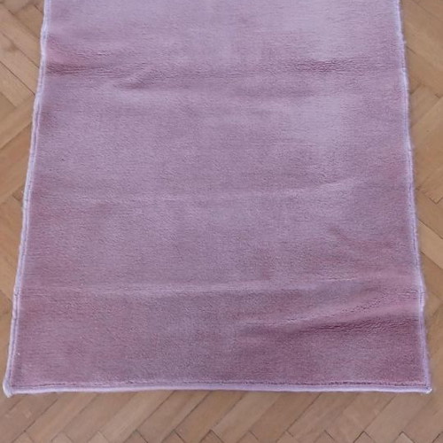 Wool runner rug used, length 2.40m with free pair 1.34m