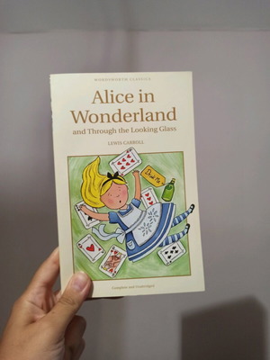Alice in Wonderland book like new, Greek language