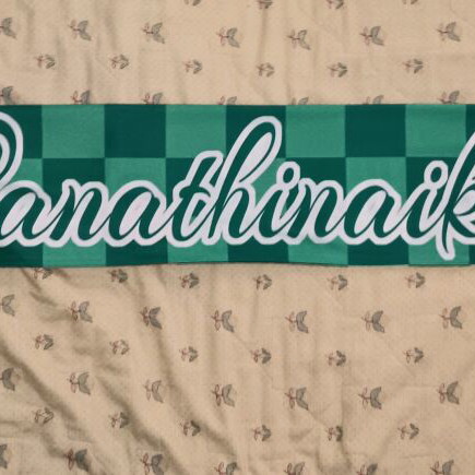 Double-sided scarf Panathinaikos - Ajax Europa League 2024-25 like new