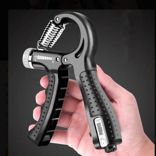 Adjustable hand strengthener new with motion counter