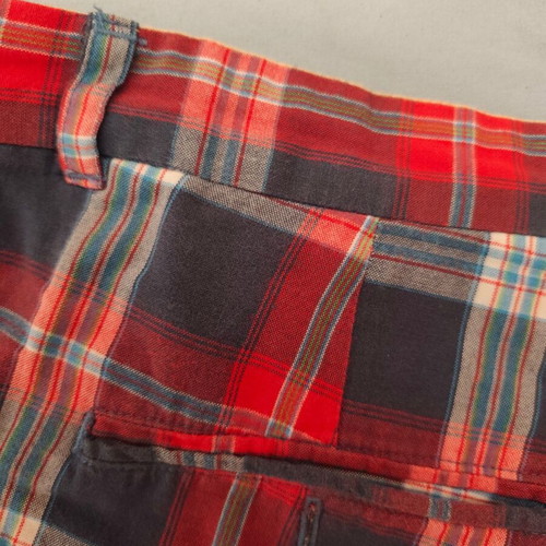 Men's plaid bermuda shorts Vista USA, 100% cotton, size M-L