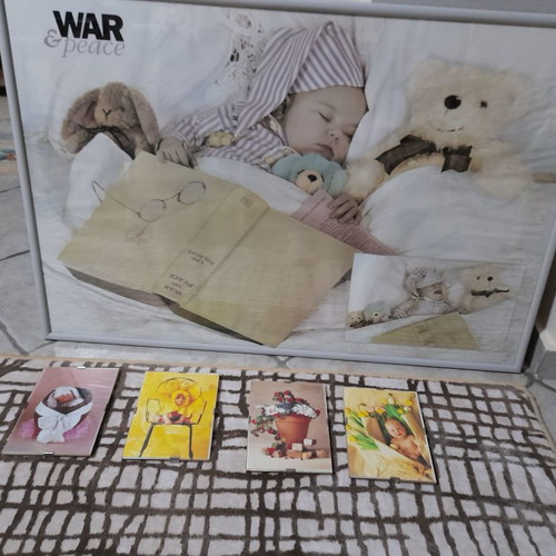 Children's frame and 4 small frames used