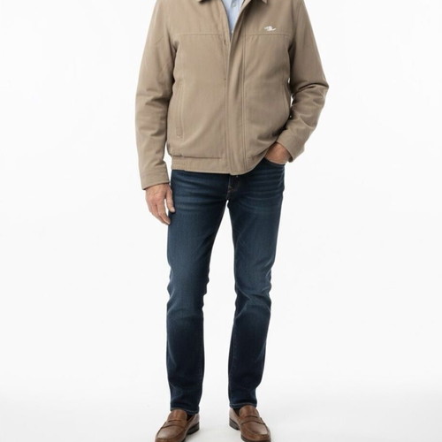 Castor men's jacket like new, beige brown, size L