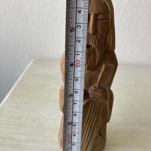 Wooden carved decorative figure