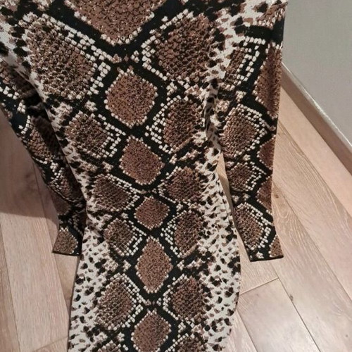 Zara short dress like new, black and brown, size M