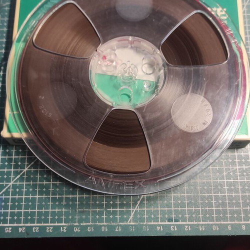 7-Inch Reel-to-Reel Tapes used, set of 8 with analog recordings