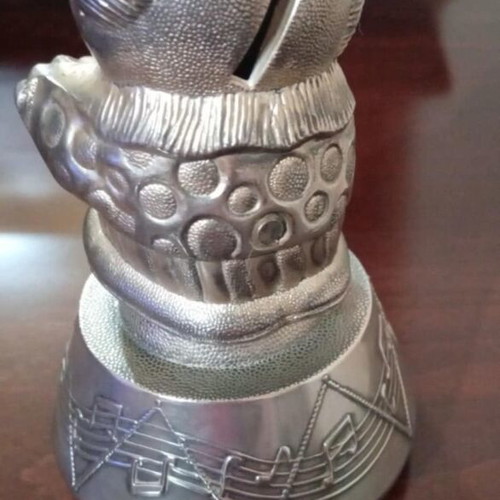 Musical piggy bank Silver like new