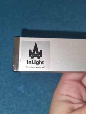 Inlight Επιτοίχιο Φωτιστικό Led 60cm Χρώμιο Λευκό