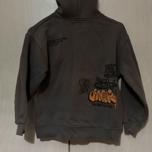 Zara boys' hoodie used, gray, size 140 cm