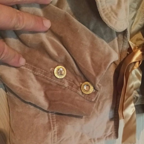 Velvet jacket Mini Raxevsky for 10-year-old girl like new, beige