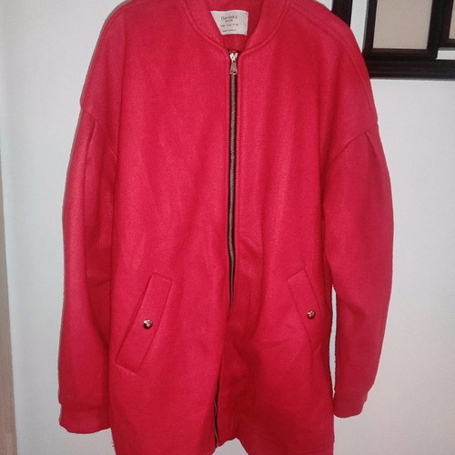 Jacket used, thin, red, size M