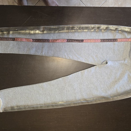Michael Kors sweatpants like new, cotton, gray and gold