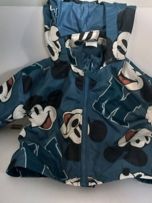 Baby windbreaker jacket blue with Mickey like new from H&M