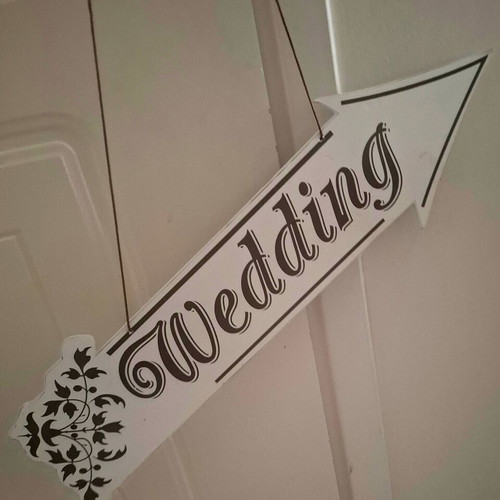Wedding decoration sign