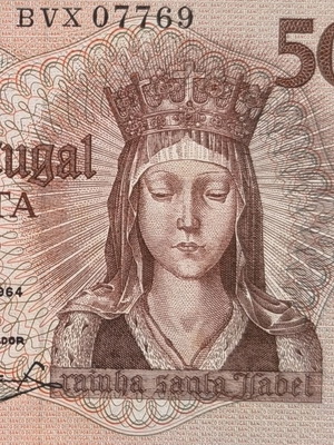 Portugal 50 Escudos 1964 banknote like new