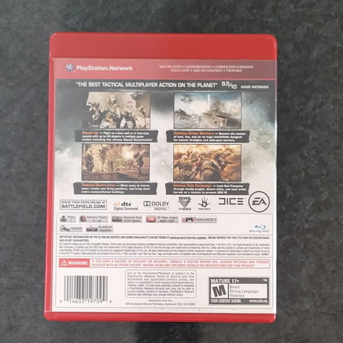 Battlefield Bad Company 2 PS3 game