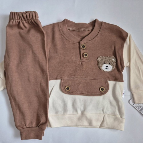 Cotton baby boy set 9-12 months new, two pieces