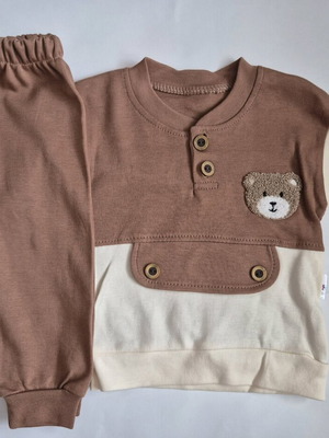 Cotton baby boy set 9-12 months new, two pieces