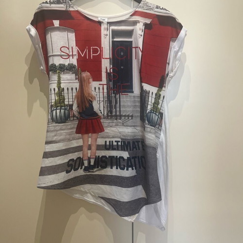 Mayoral girls' short-sleeve shirt size 14 like new