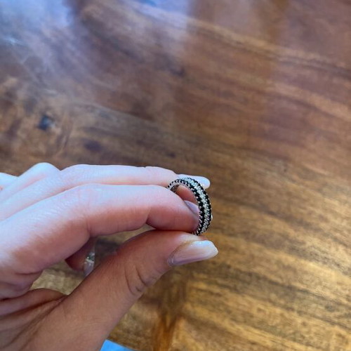Steel wedding ring new, size 7, circumference 54.4 mm