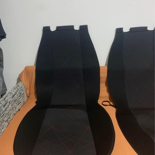 Fabric car seat covers new, set of 2 pieces