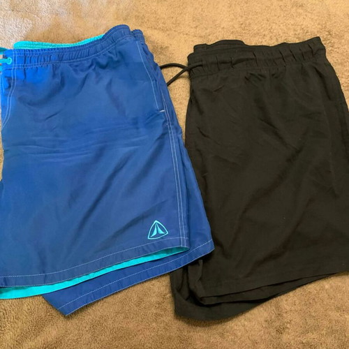Set of 2 men's swim shorts Firefly and Livergy size XXL/3XL like new