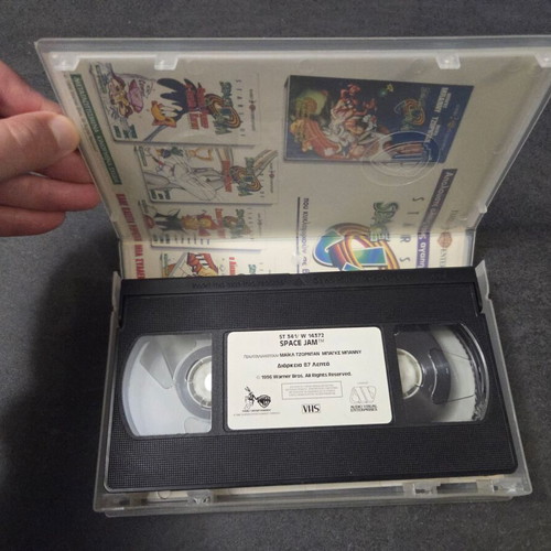 Space Jam VHS tape used, Greek edition with subtitles