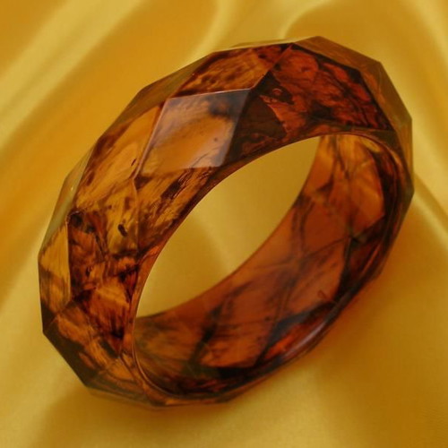Lucite bangle bracelet collection