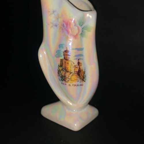 Vintage souvenir vase used from San Marino