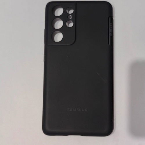Samsung S21 Ultra case with pen and skin like new