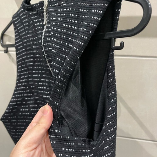 Bershka Mini Black Dress Small Like New With Cutouts