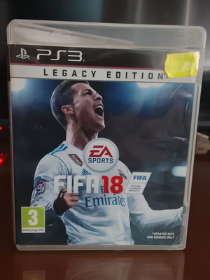 FIFA 18 παιχνίδι PlayStation 3 με εγχειρίδιο