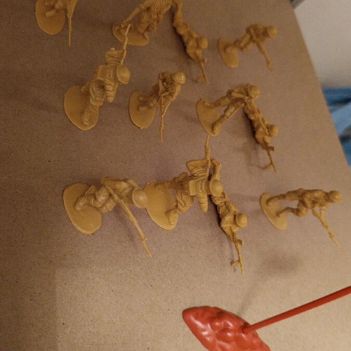 British Army Figures like new, set of 14