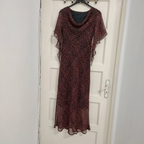 Ancient Greek style dress like new, size M, black and red