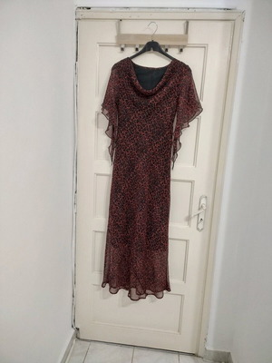 Ancient Greek style dress like new, size M, black and red