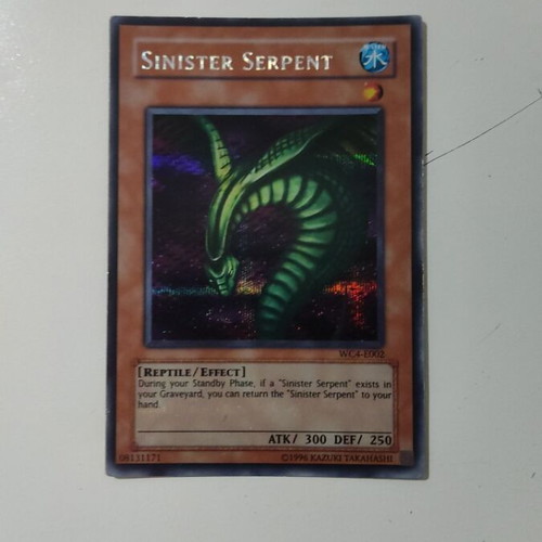 Sinister Serpent Ultra Rare WC4-E002 like new