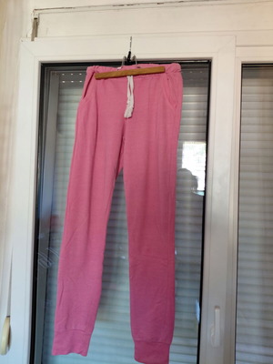 Pink Woman ροζ φόρμα γυμναστικής, μέγεθος L