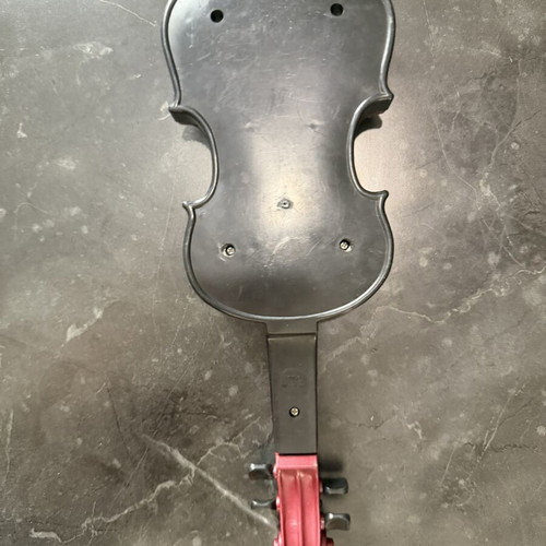 Mini burgundy violin toy