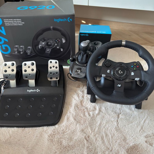 Τιμονιέρα Logitech G920 καινούργια, πλήρες πακέτο για PC και Xbox