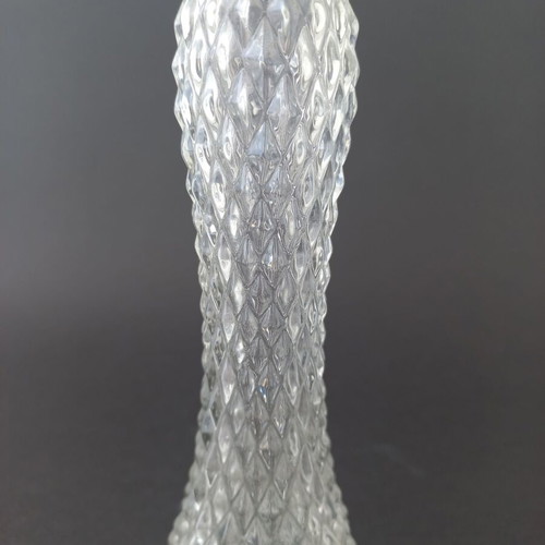 Set of 2 vintage glass carafes like new